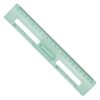 REGLA 20 CM TRANSPARENTE SERIE NEW LOOK COLOR VERDE - Imagen 2