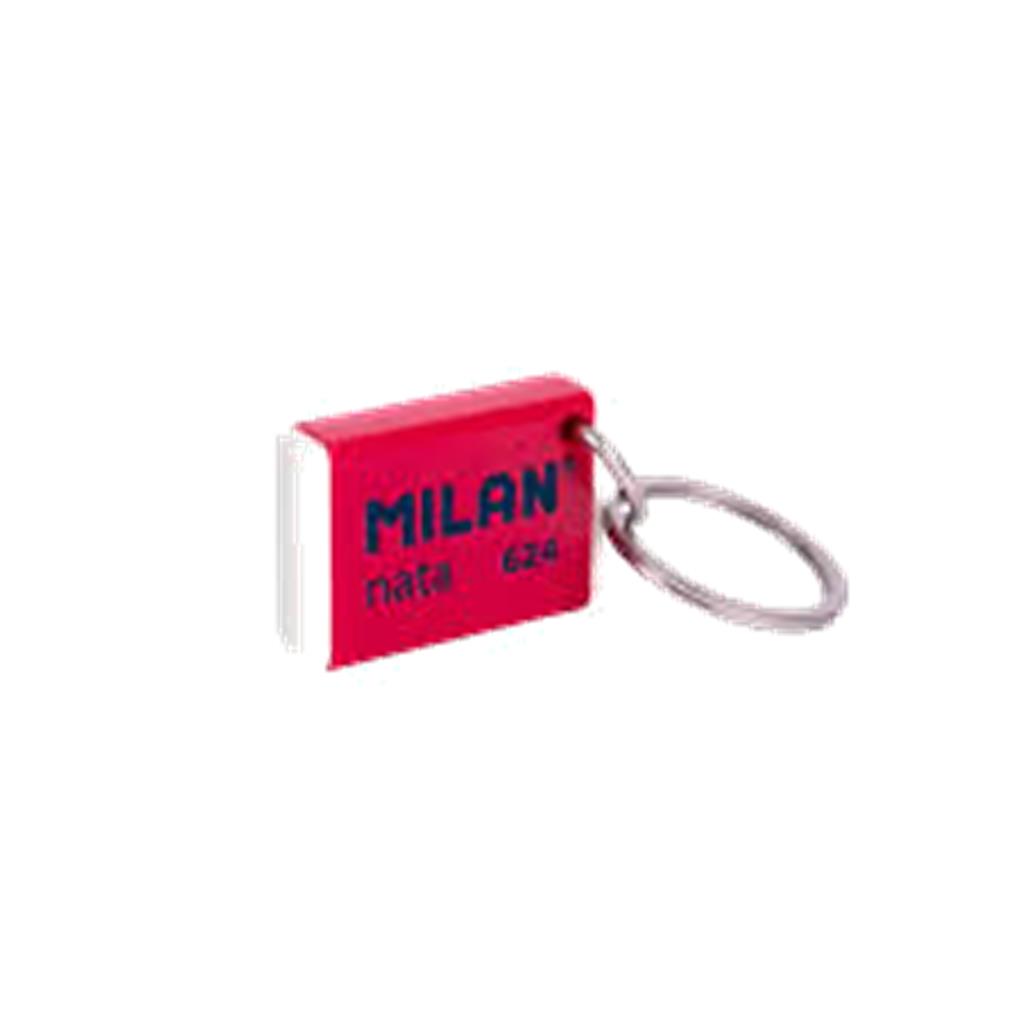 BLISTER LLAVERO GOMA MILAN NATA 624 - Imagen 2