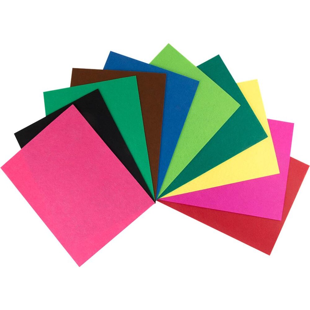 Alternative view of BLOC TRABAJOS MANUALES LIDERPAPEL FIELTRO 240X315MM 10 HOJAS COLORES SURTIDOS