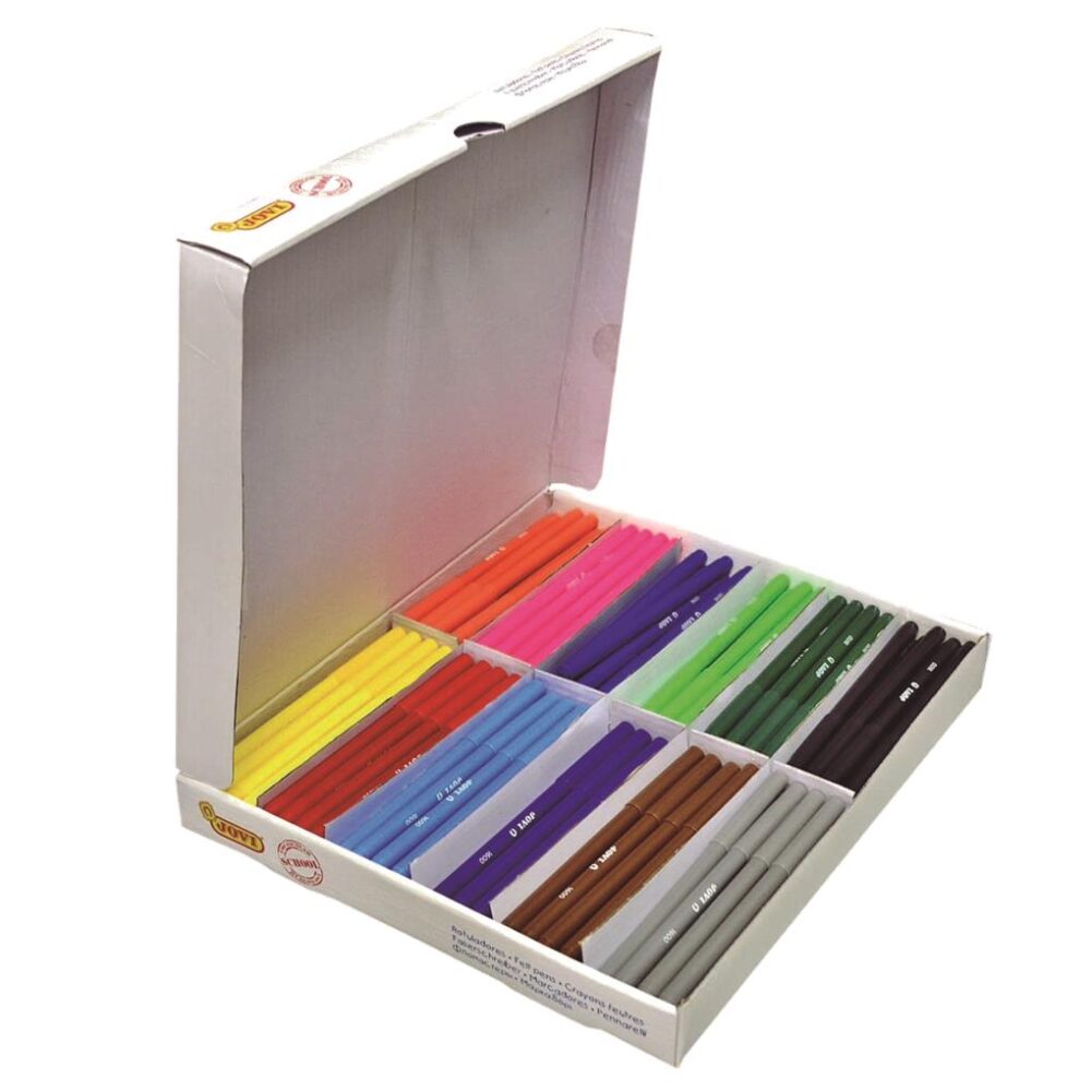 ROTULADORES JOVI FINOS - 144 COLORES CAJA