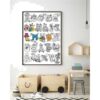POSTER XL OMY ABCD PARA COLOREAR 100X70 - Imagen 3