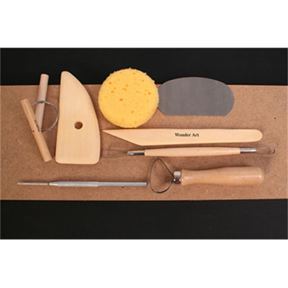 ESTUCHE DE 8 PIEZAS ALFARERIA Y CERAMICA