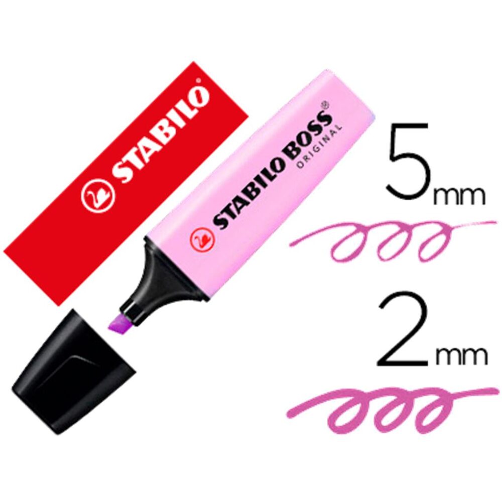 ROTULADOR STABILO BOSS PASTEL FLUORESCENTE 70 BRISA VIOLETA