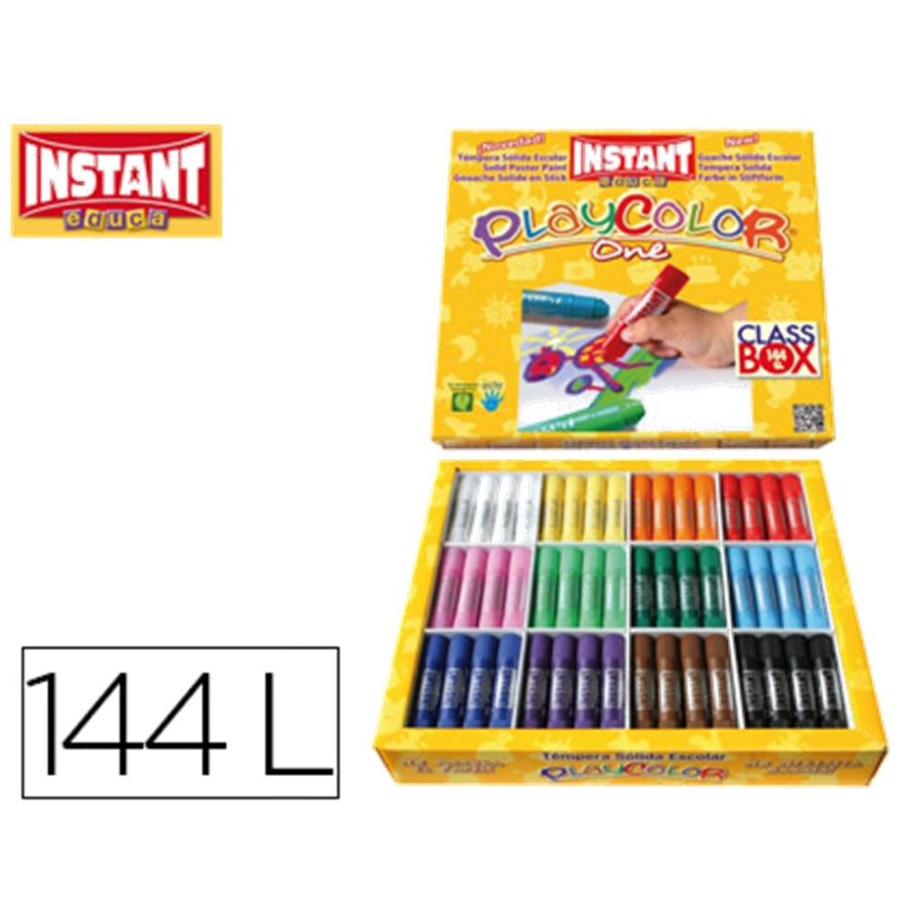 TEMPERA SOLIDA PLAYCOLOR ONE 10 GRMS CLASS BOX 144 U.