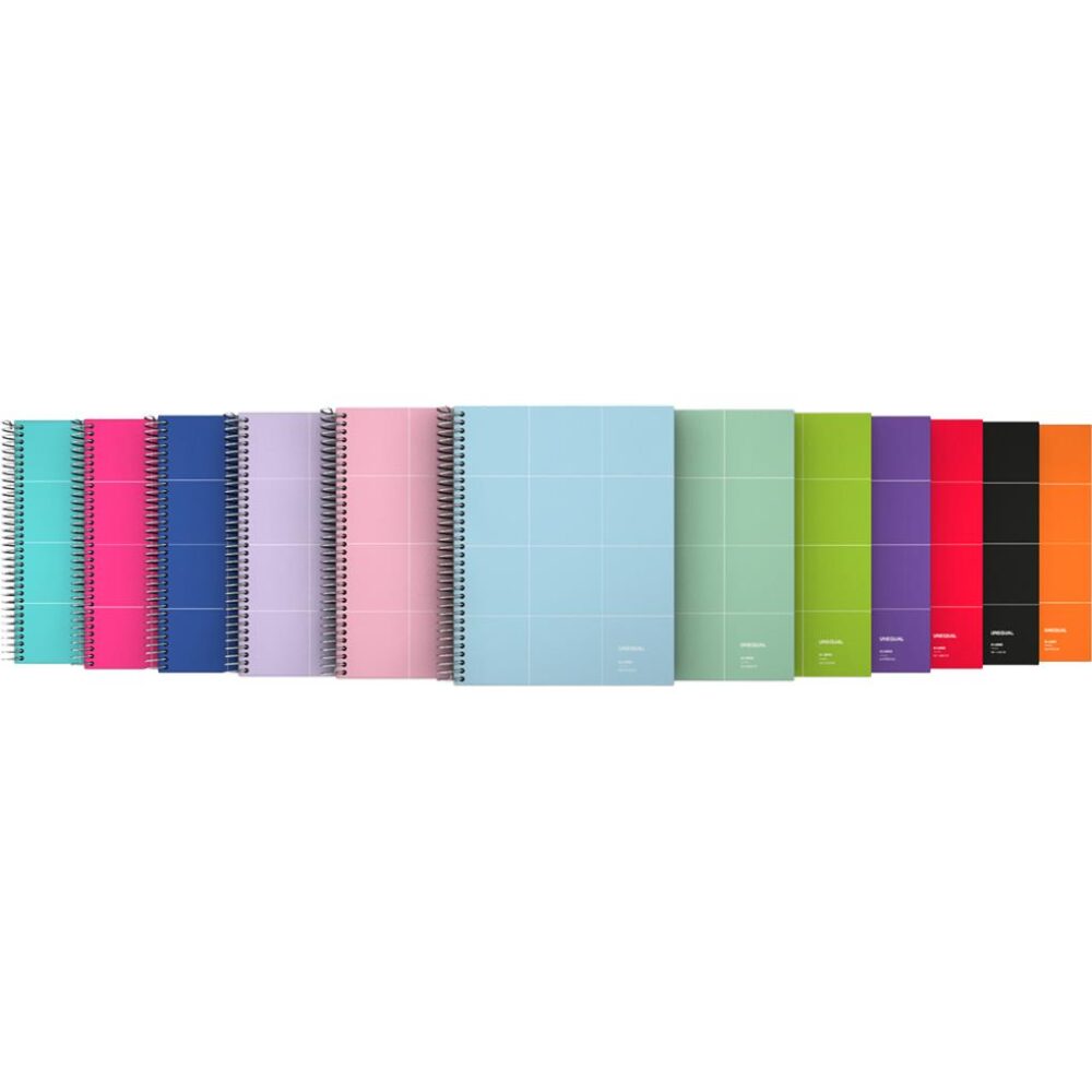 CUADERNO A4 C5 90G 100H UNEQUAL FUCSIA