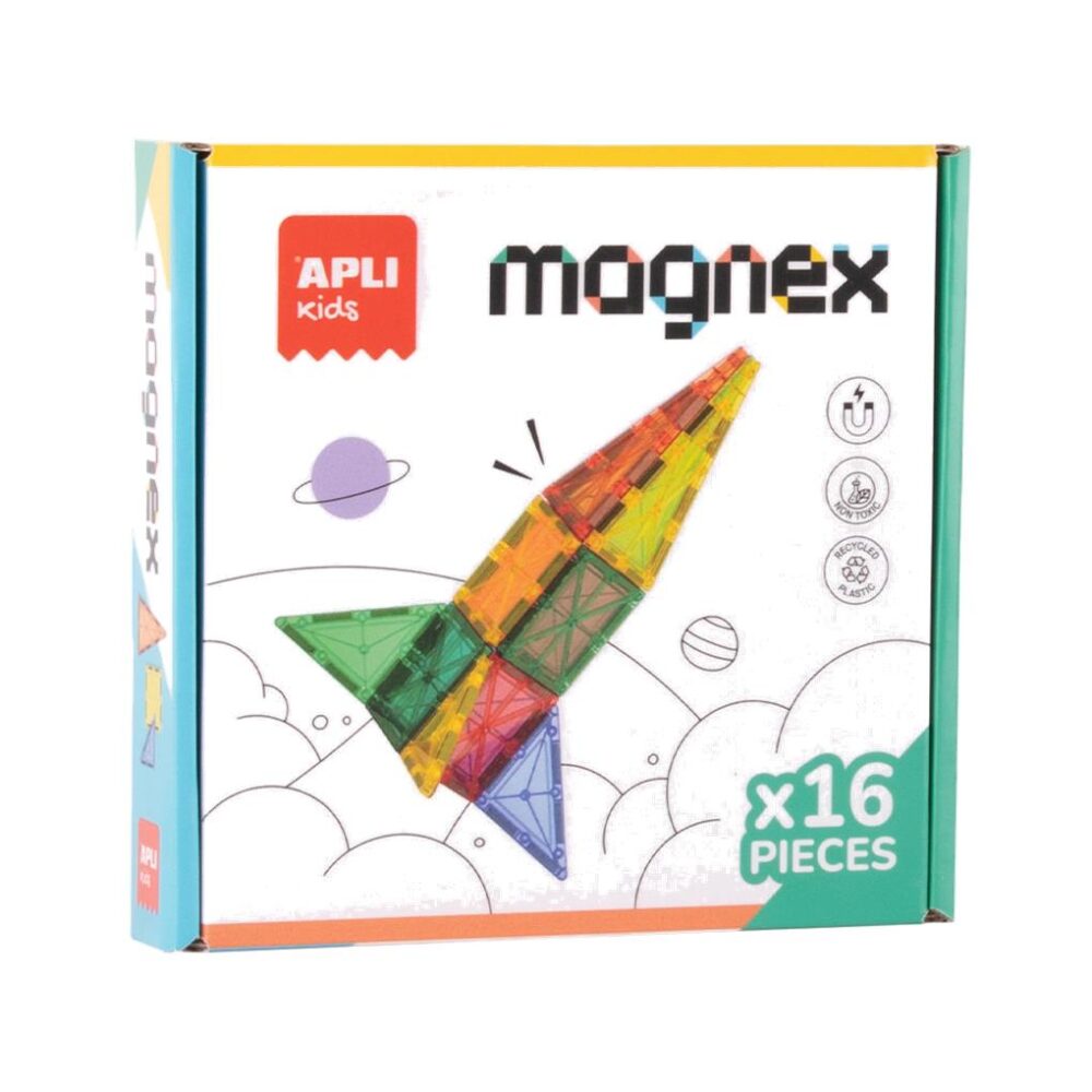 JUEGO DE CONSTRUCCION MAGNETICO MAGNEX 16 PIEZAS