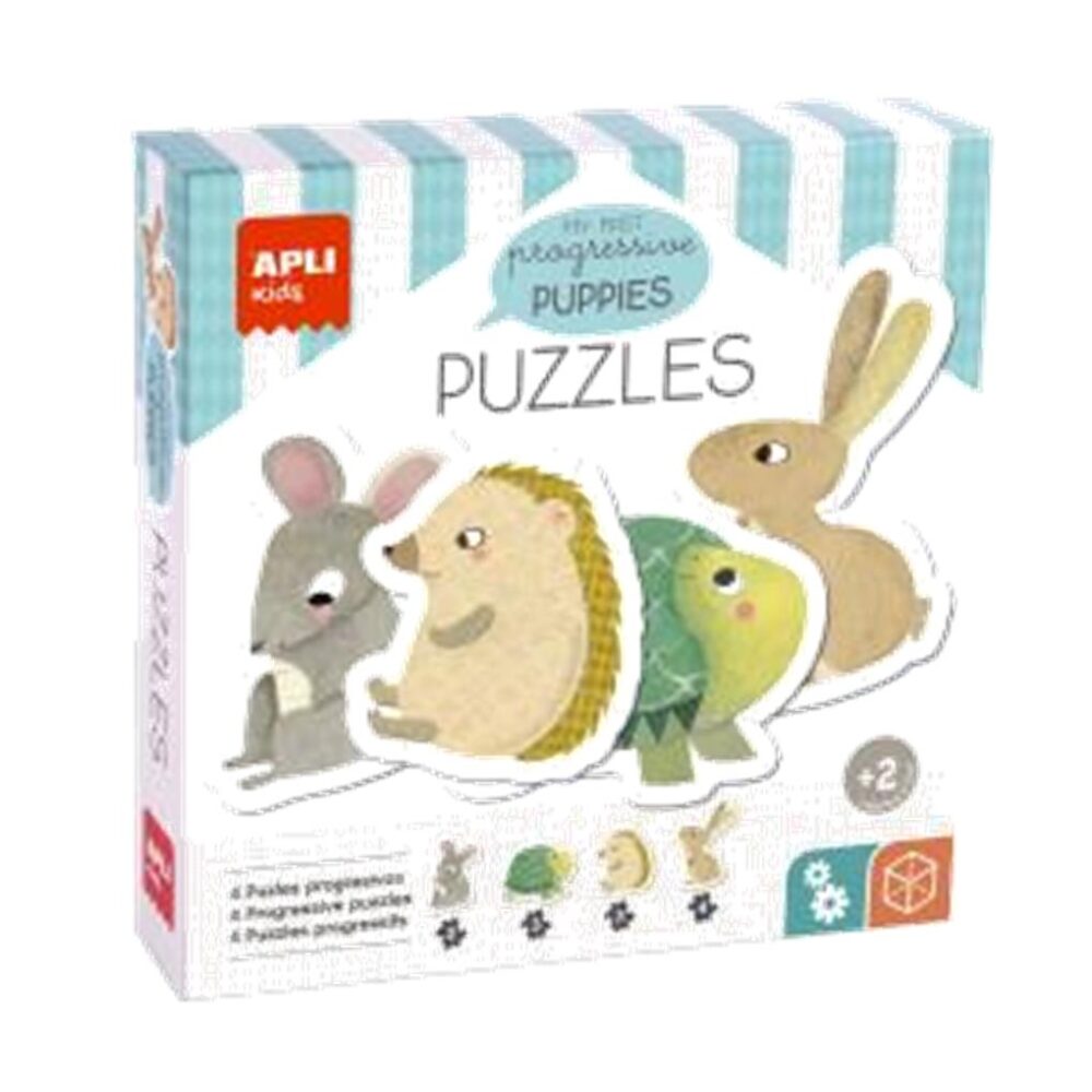 MY FIRST PUZZLES PUPPIES 12 UDS