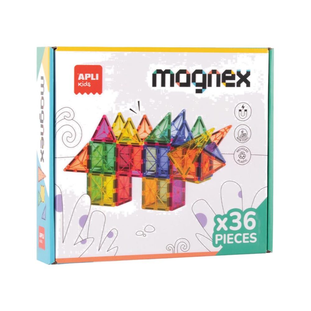 JUEGO DE CONSTRUCCION MAGNETICO MAGNEX 36 PIEZAS