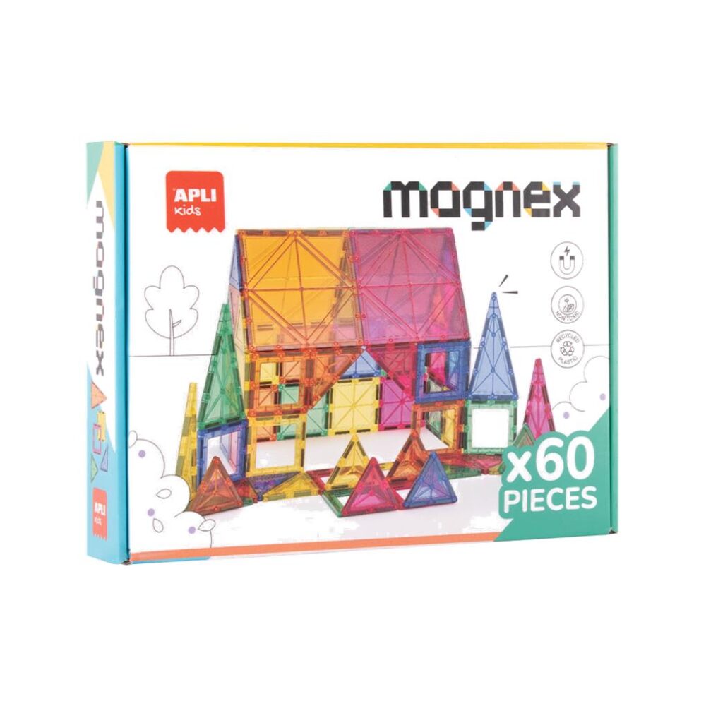JUEGO DE CONSTRUCCION MAGNETICO MAGNEX 60 PIEZAS