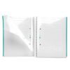 CUADERNO TAPA DURA A5 RAYADO HORIZONTAL 100 HOJAS MENSAJE TURQUESA - Imagen 3