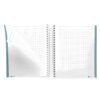 CUADERNO A6 CUADRICULA 100 HOJAS MENSAJE COLOR TURQUESA - Imagen 2