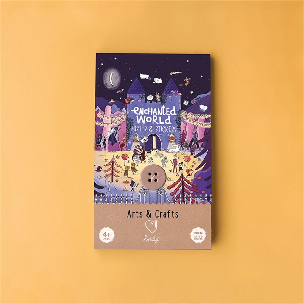 ENCHANTED ATRS & CRAFTS POSTER Y PEGATINAS