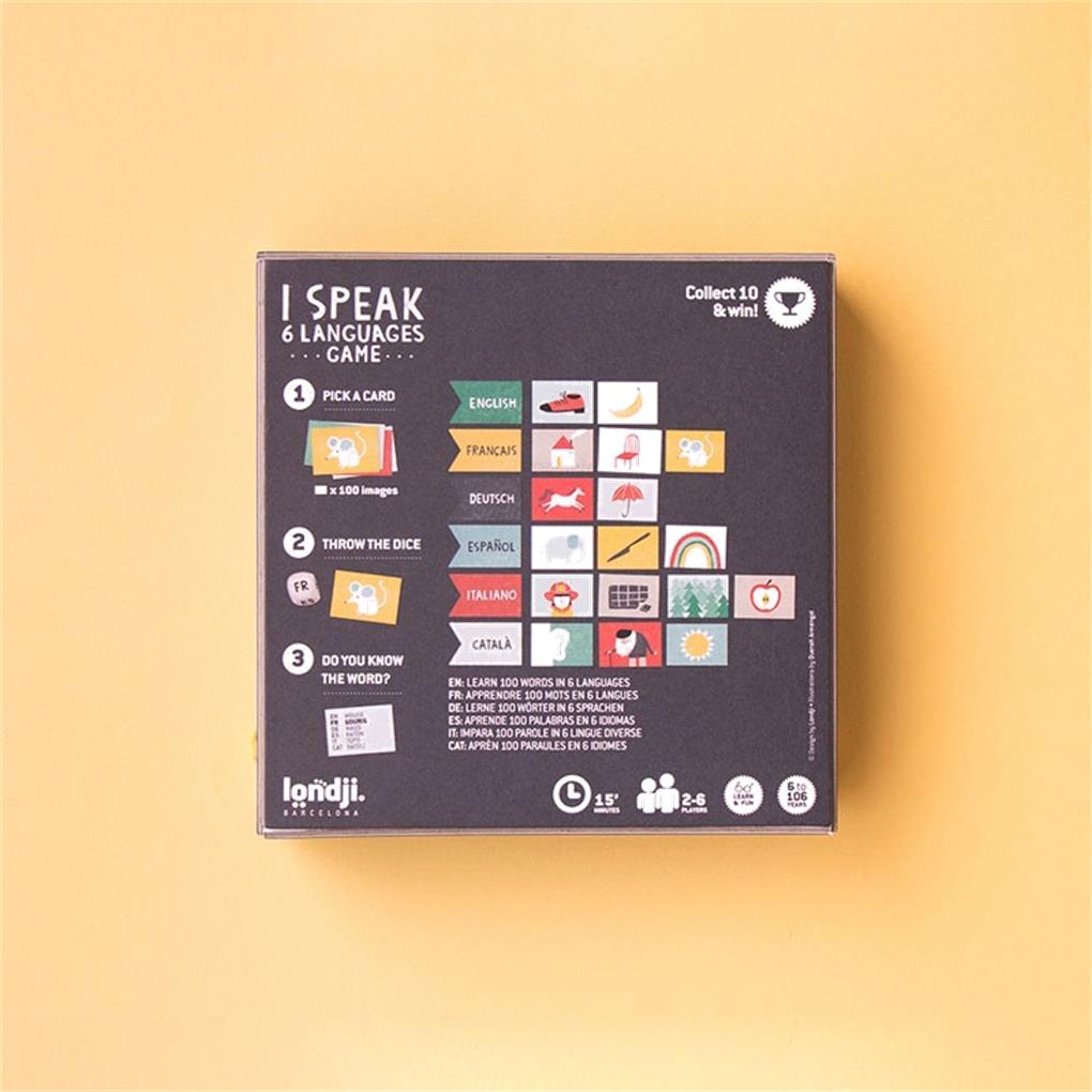 LEARN & FUN I SPEAK 6 LANGUAGES GAME LONDJI - Imagen 7