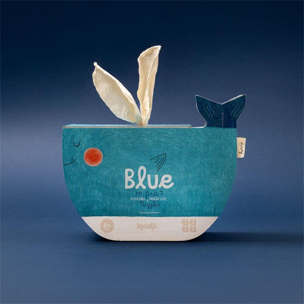 MIS PRIMEROS 7 PUZZLES REVERSIBLES BLUE LONJI