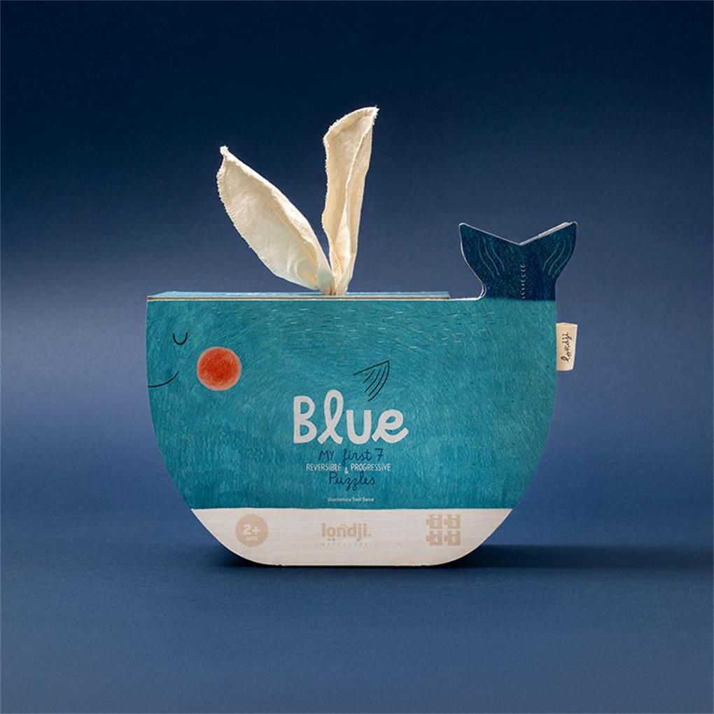 MIS PRIMEROS 7 PUZZLES REVERSIBLES BLUE LONJI