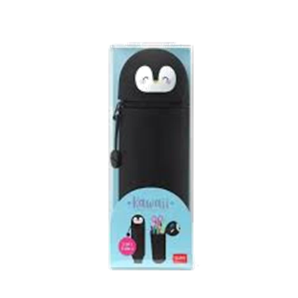 ESTUCHE DE SILICONA KAWAII PINGÜINO LEGAMI