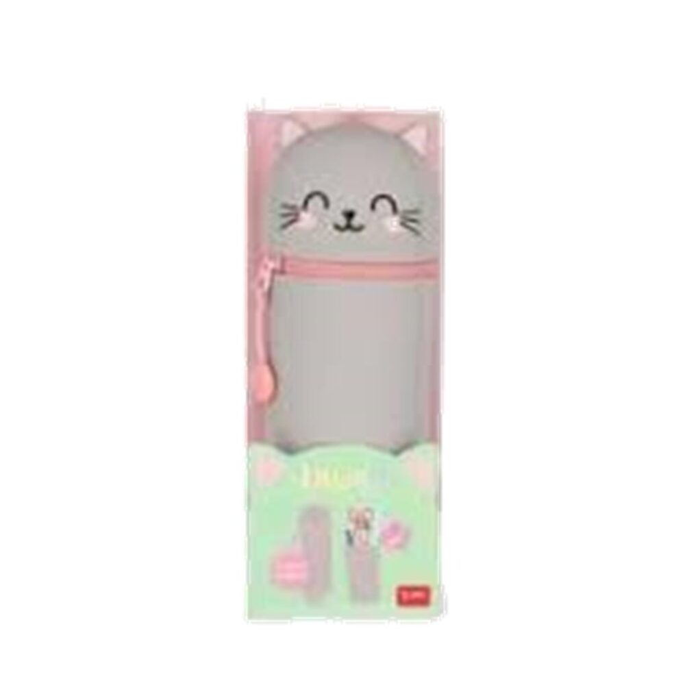 ESTUCHE DE SILICONA KAWAII KITTY LEGAMI
