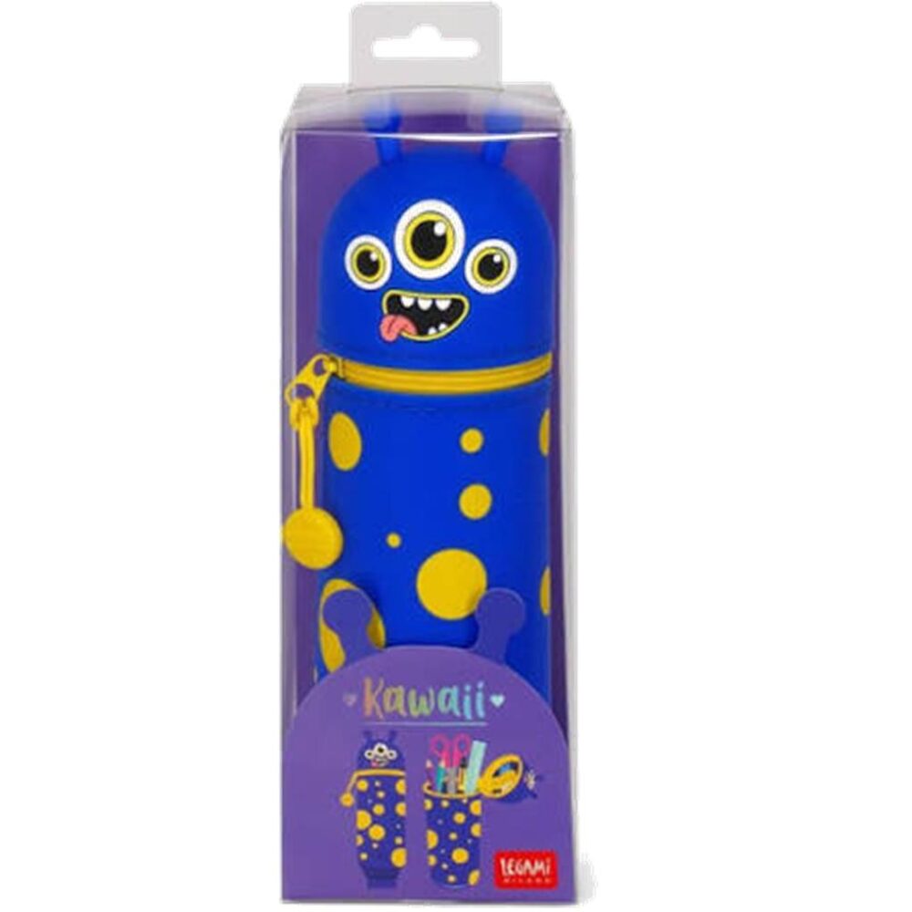 ESTUCHE DE SILICONA KAWAII MONSTRUO LEGAMI