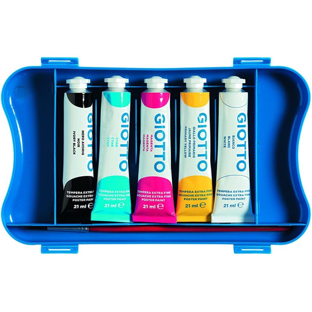 GIOTTO TEMPERA TUBO 21 ML. EST. 5 UD