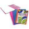 CARPETA ESPIRAL CON 20 FUNDAS NEON