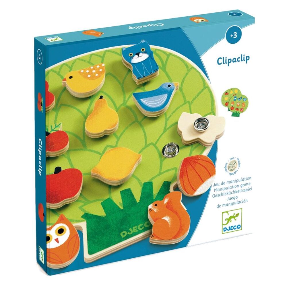 JUEGO EDUCATIVO CLIPACLIP DJECO