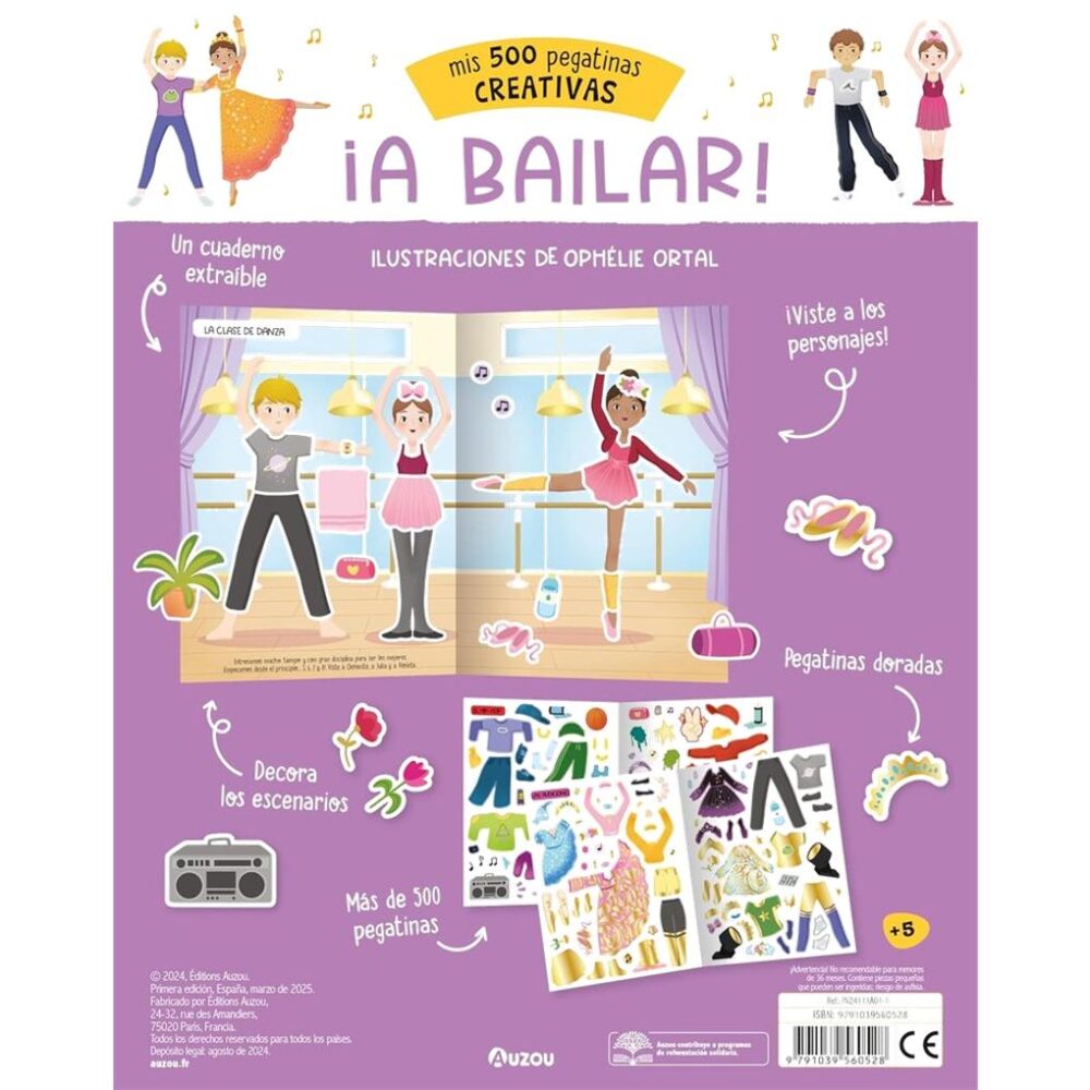 Alternative view of MIS 500 PEGATINAS CREATIVAS ¡A BAILAR!