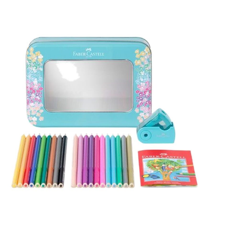 Alternative view of ESTUCHE METAL CON 20 LAPICES COLORES