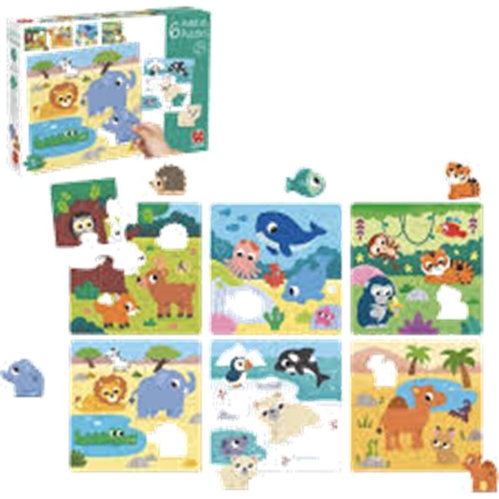 Alternative view of 6 HABITAT PUZZLE