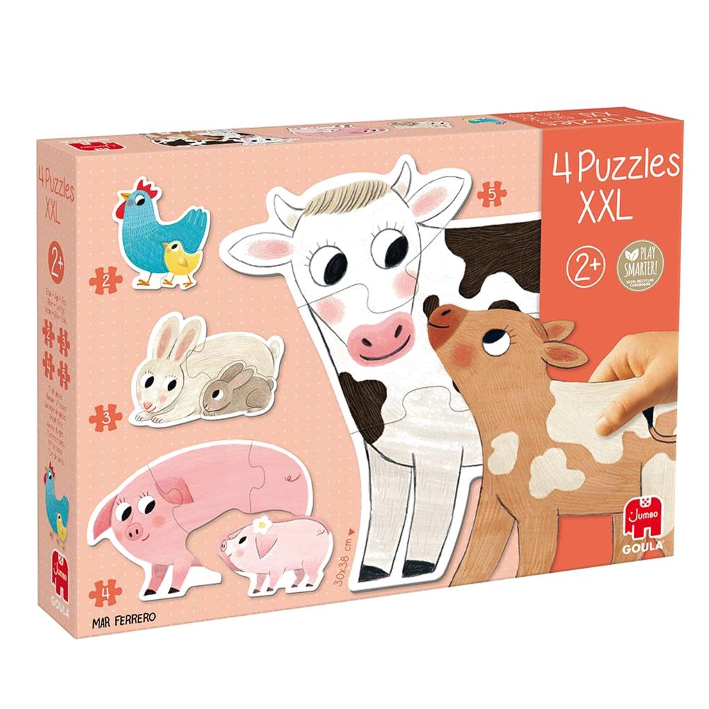 PUZZLE XXL MAMAS Y BEBES (2, 3, 4, 5 PCS)