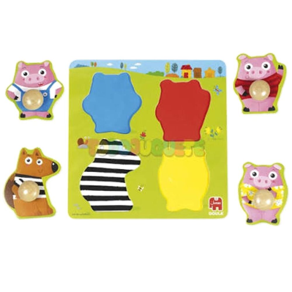 Alternative view of PUZZLE 3 LITTLE PIGS
