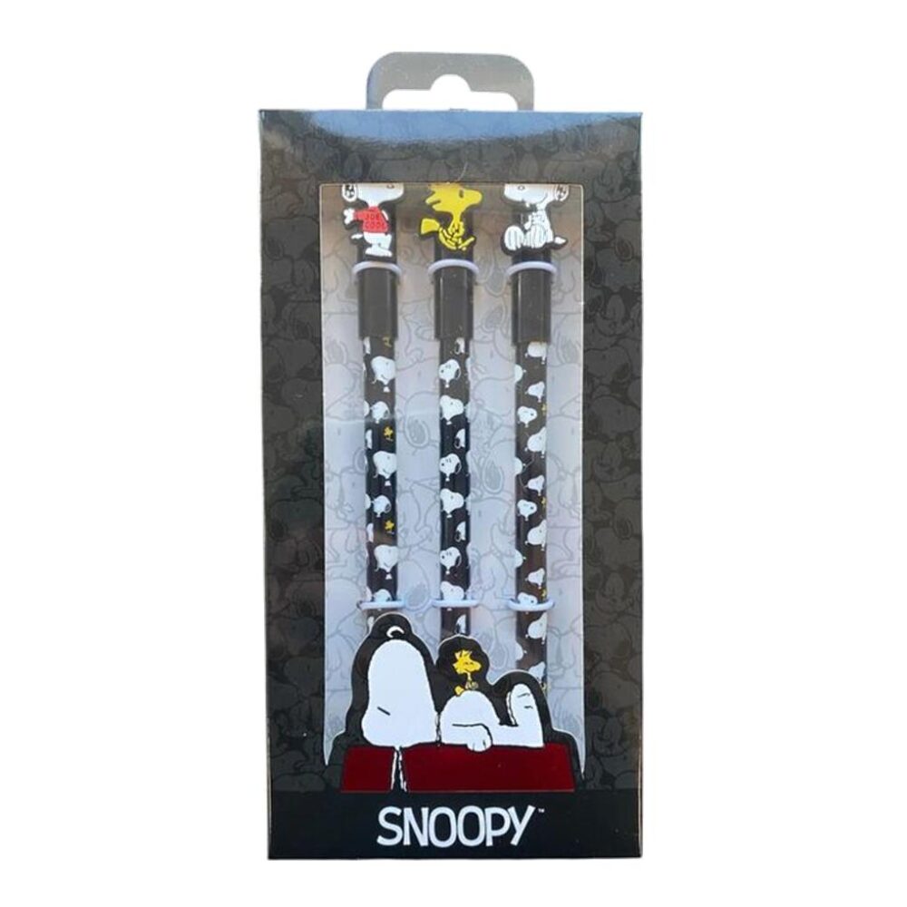 SET DE 3 BOLIGRAFOS SNOOPY