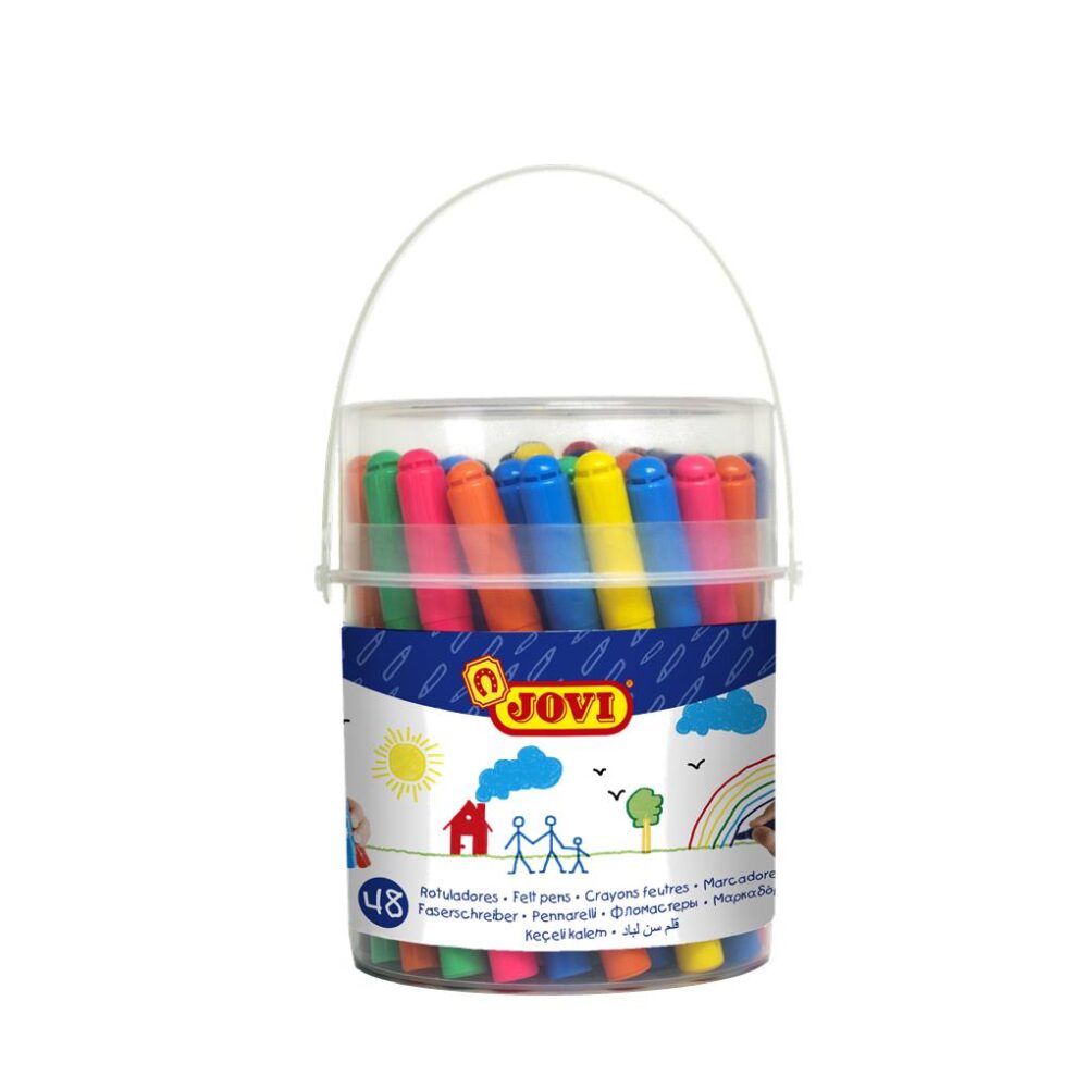 ROTULADORES MAXI JOVI - 48 COLORES BOTE