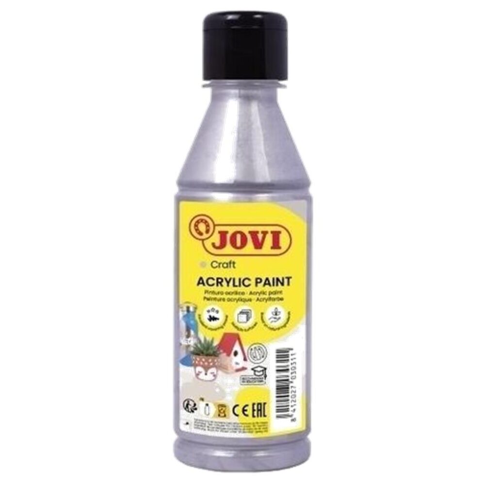 JOVIDECOR ACRYL  PINTURA MULTISUPERFICIE 250 ML COLOR - PLATA