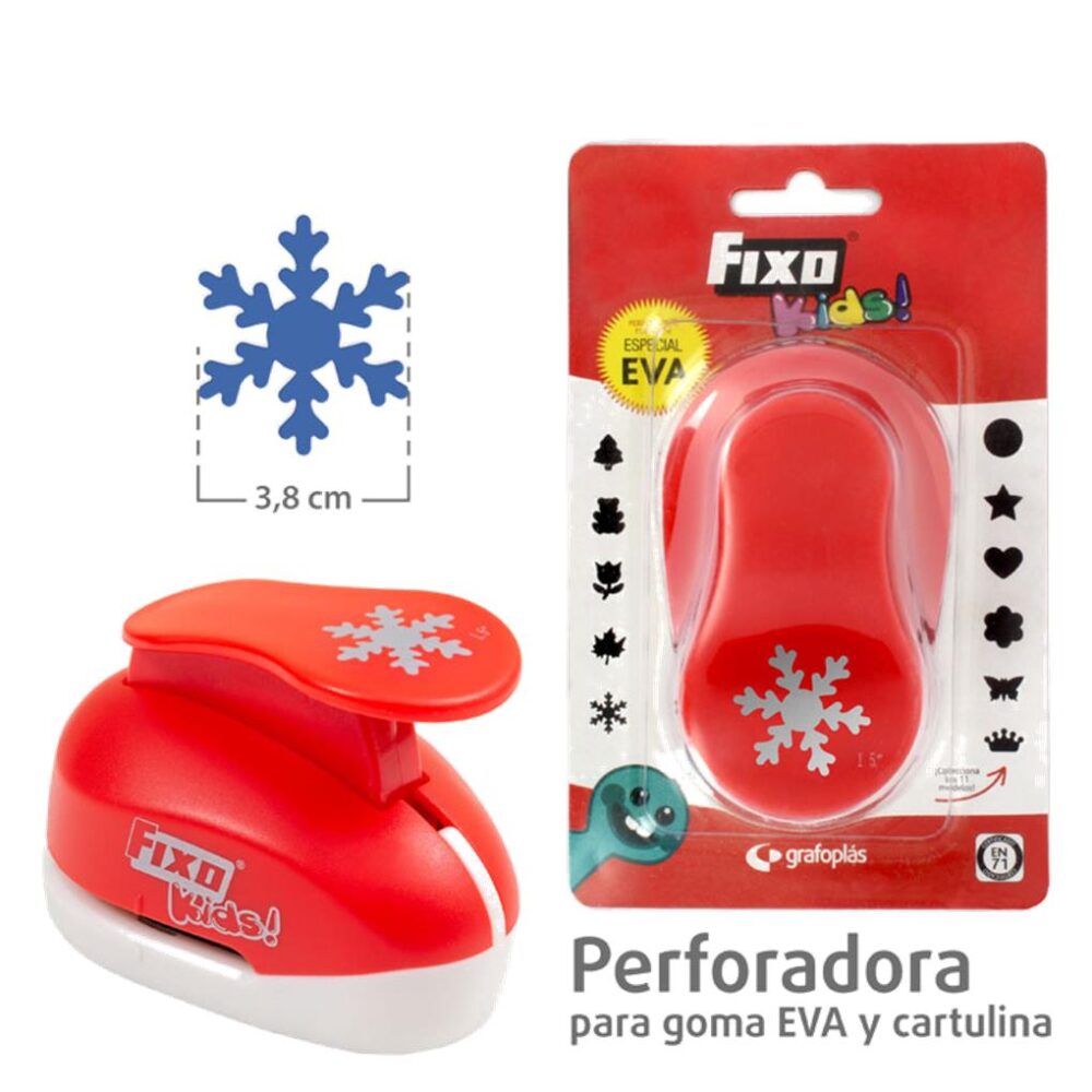 PERFORADORA ESPECIAL GOMA EVA 3,8 CM - COPO DE NIEVE