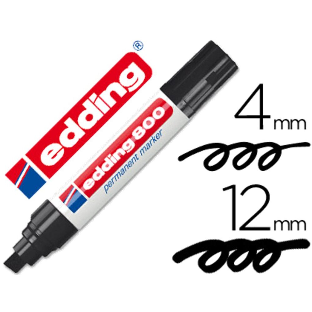 ROTULADOR EDDING 800 PERMANENTE - NEGRO