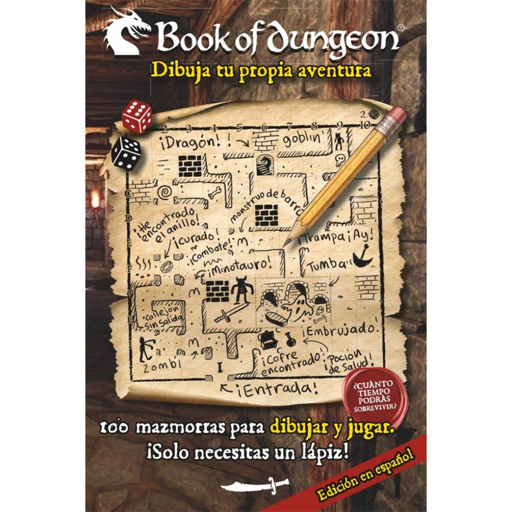 BOOK OF DUNGEON - DIBUJA TU PROPIA AVENTURA