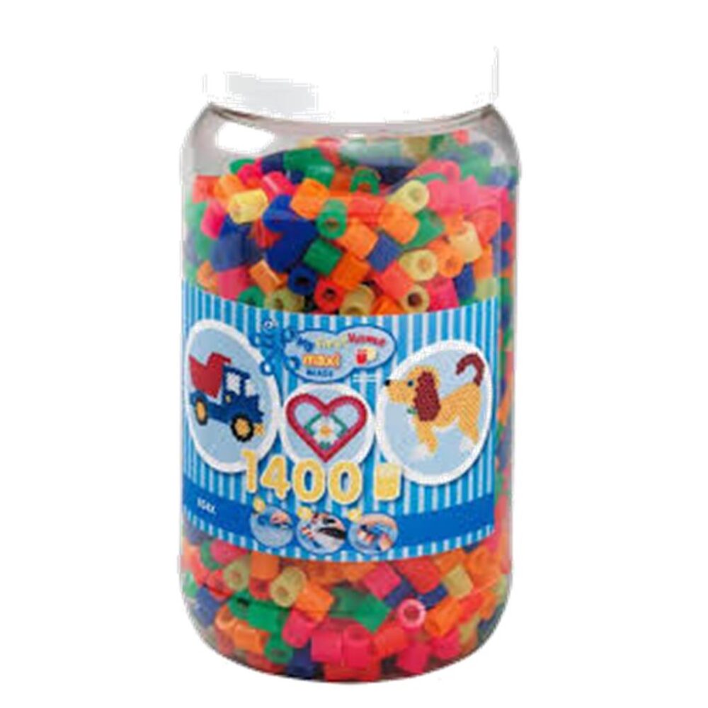HAMA MAXI MIX (NEON) BOTE 1400 PIEZAS