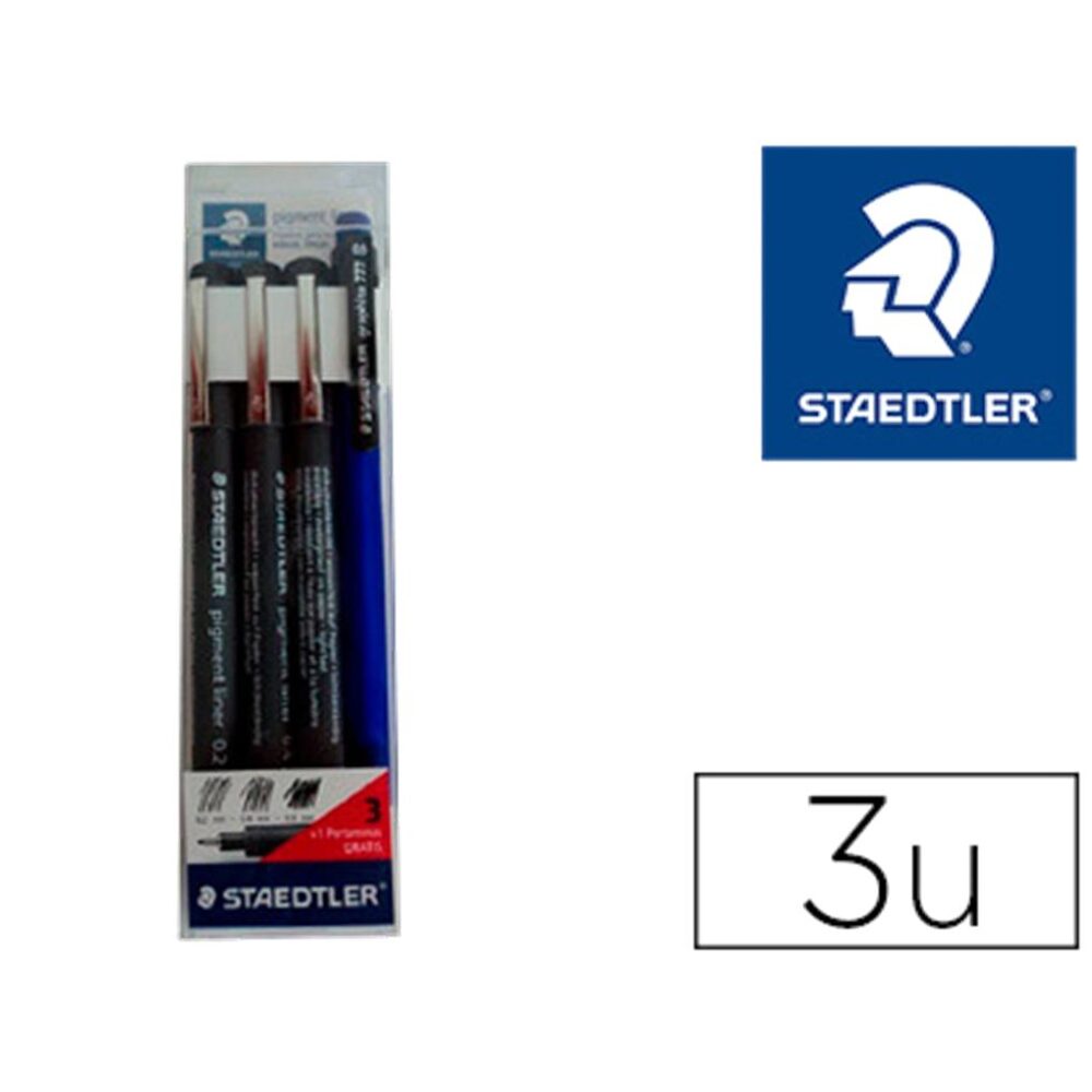 ROTULADOR CALIBRADO STAEDTLER  EST/ ( 0,2-0,4-0,8 MM ) + 1 PORTAMINAS GRATIS
