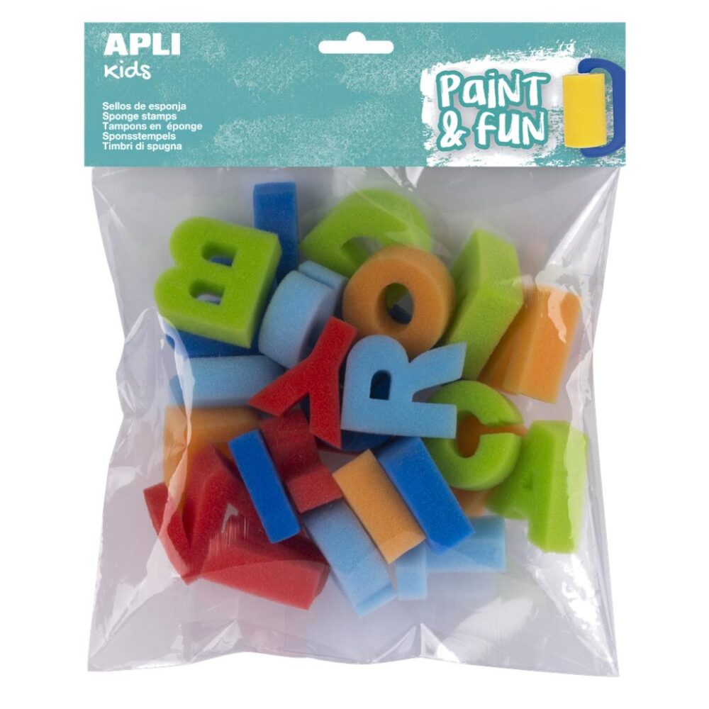 SELLOS DE ESPONJA ABC 26 U. APLI