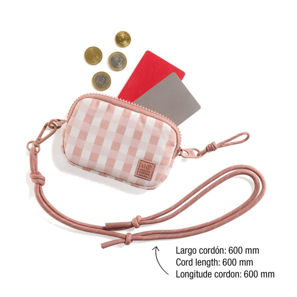 Alternative view of MONEDERO CUERDA VICHY ROSA URBAN SOFT