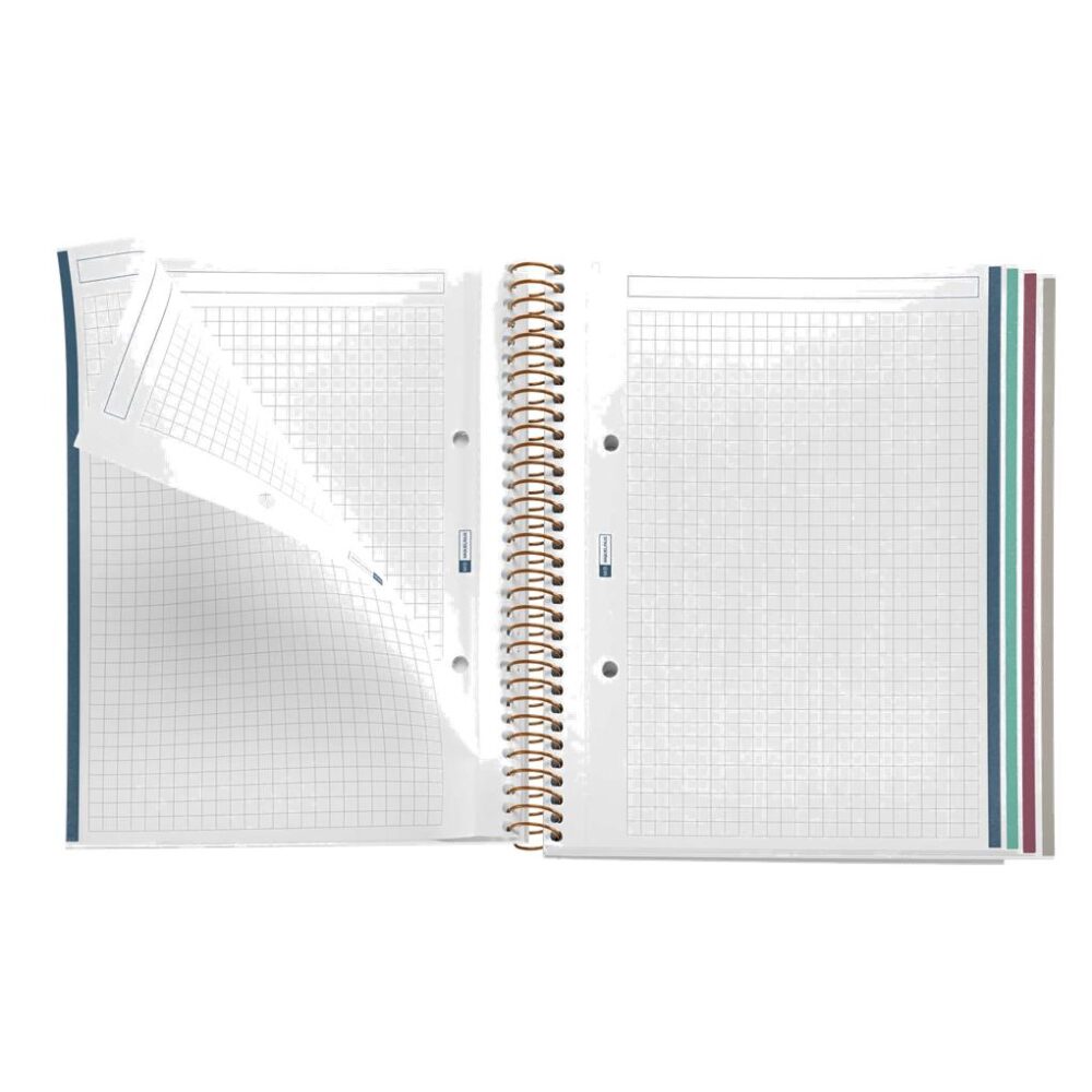 Alternative view of CUADERNO A5 CUADRICULA 100 HOJAS VERDE 2 BLOOM FIELD