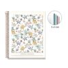 CUADERNO A5 100 HOJAS CUADRICULA CREAM FLORAL GARDEN - Imagen 3