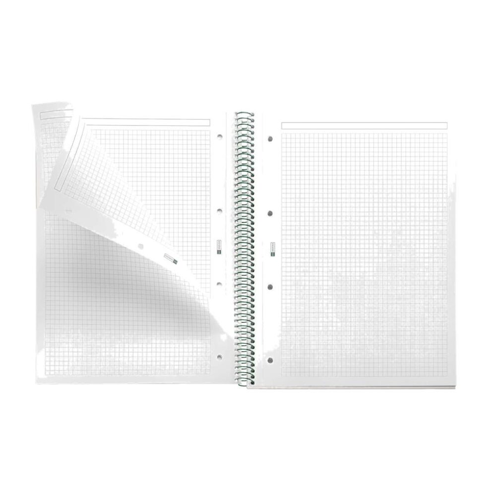 Alternative view of CUADERNO A4 80 HOJAS CUADRICULA VICHY COLOR VERDE URBAN SOFT