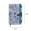 CUADERNO 90X140 LISO LOGBOOK AZUL BLOOM FIELD - Imagen 3