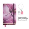 CUADERNO 90 X 140 LISO LOGBOOK ROSA BLOOM - Imagen 4