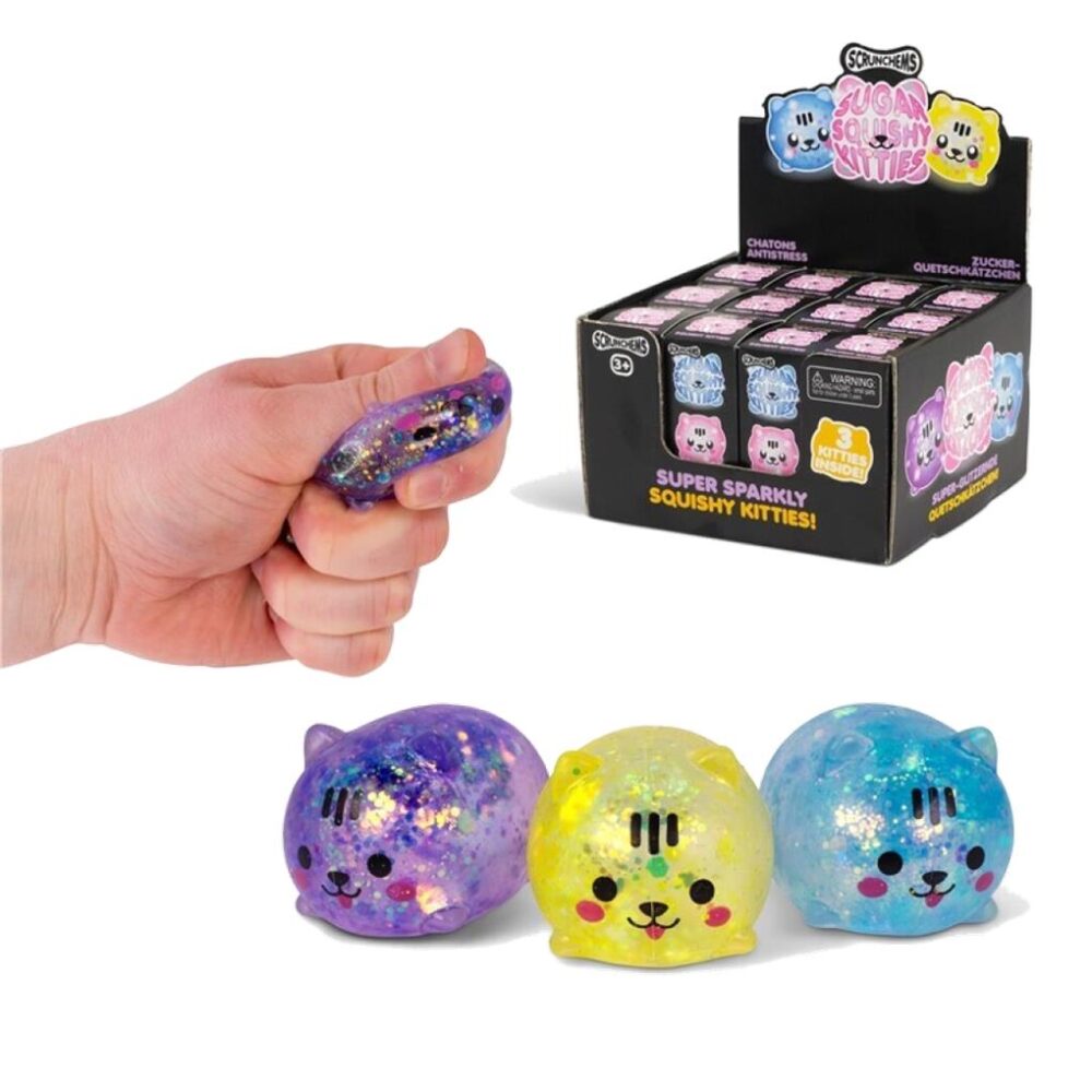 SCRUNCHEMS MINI SUGAR GATITOS PACK 3 UD