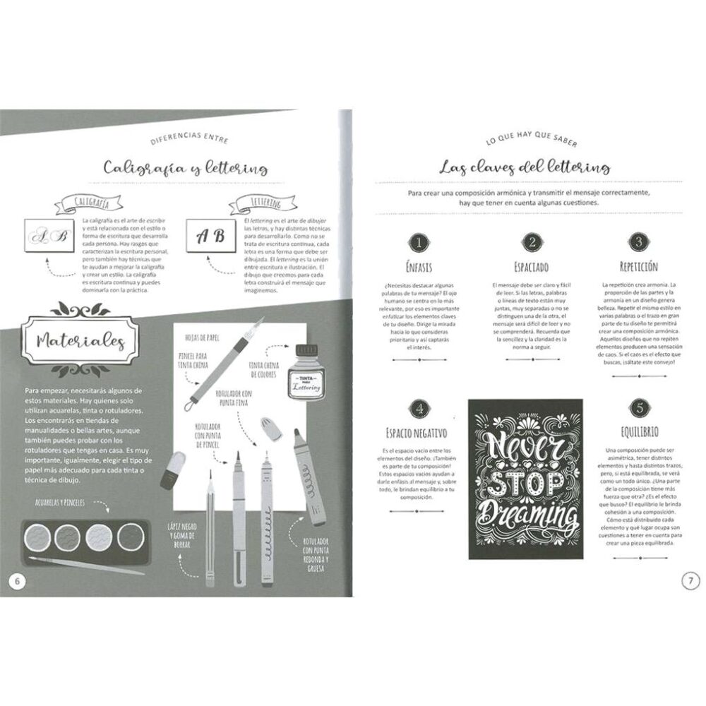 Alternative view of LIBRO DE LETTERING COLOREA PRACTICA Y CREA