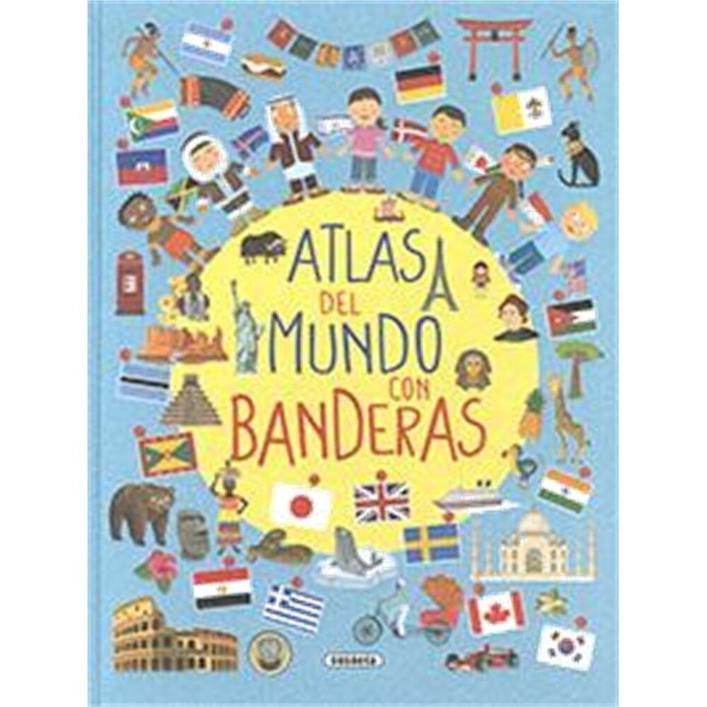 ATLAS DEL MUNDO CON BANDERAS