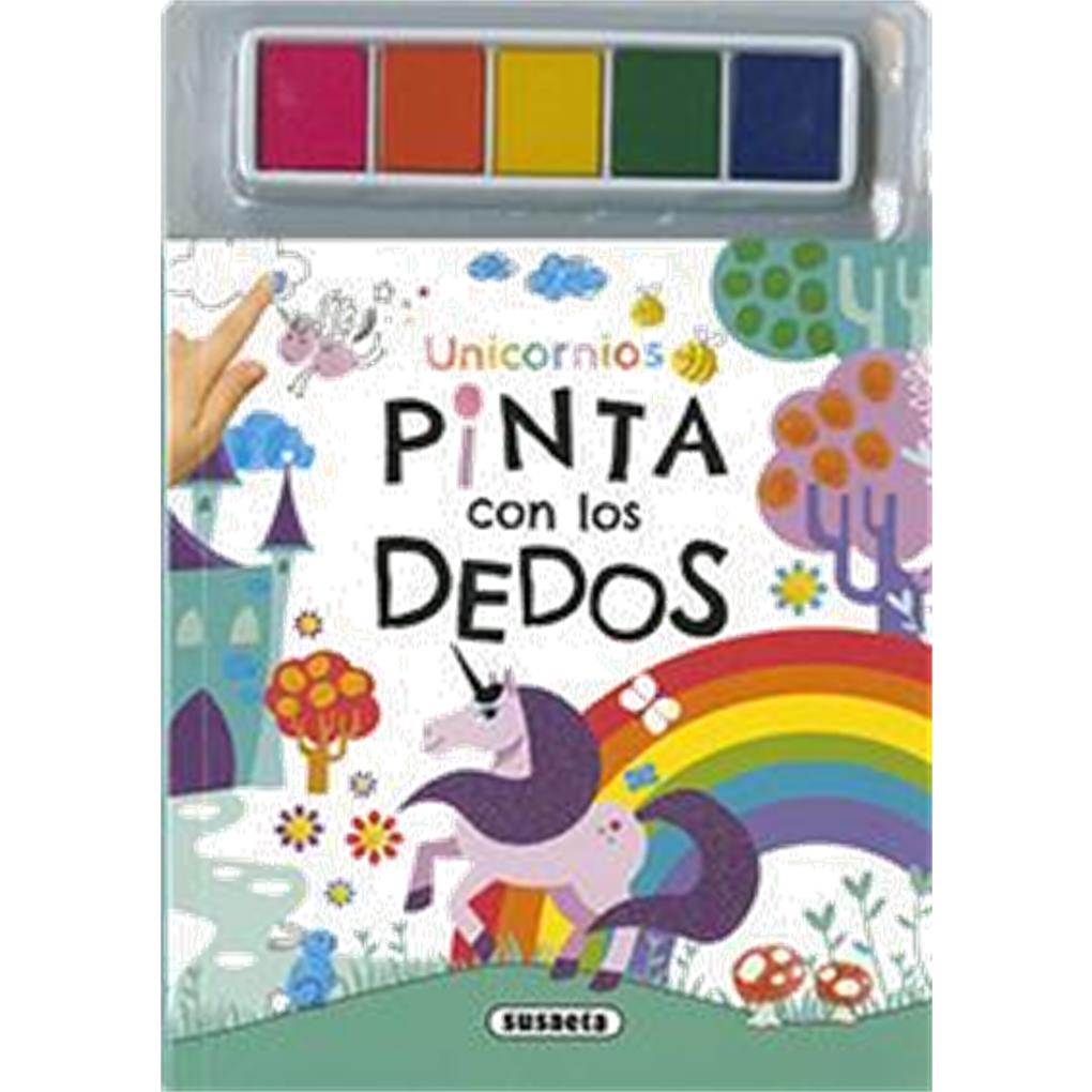 PINTA CON LOS DEDOS UNICORNIOS